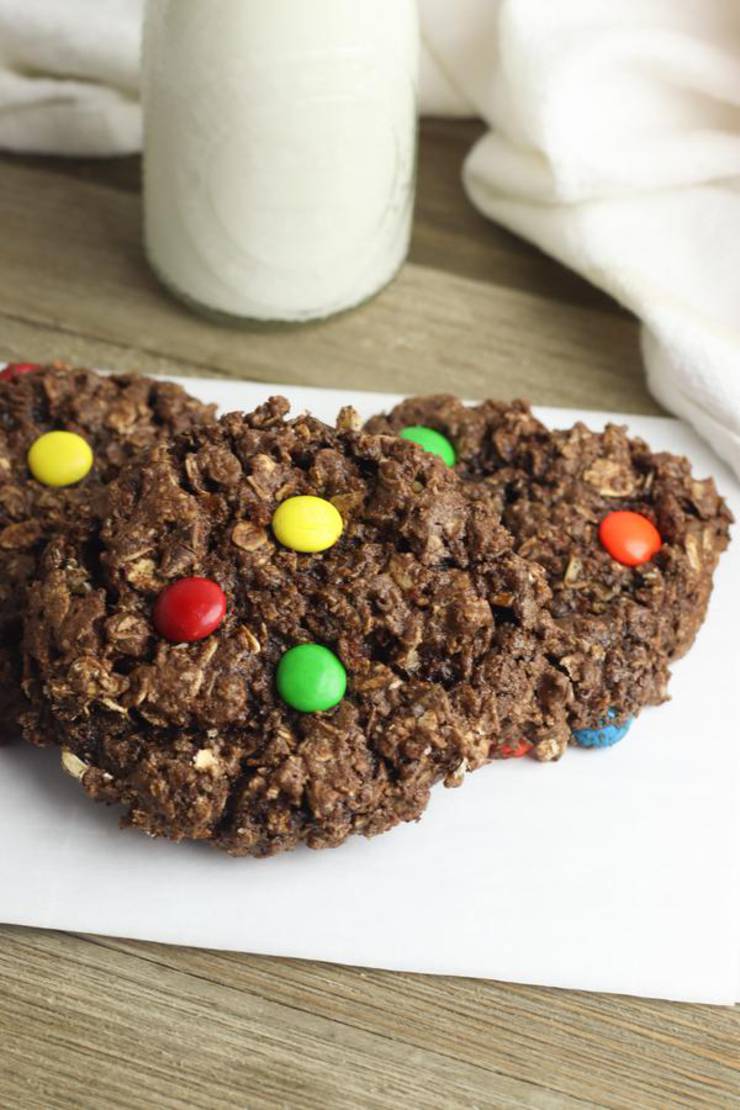 Monster Cookies! EASY Nutella Monster Cookie Recipe – Simple Desserts – Breakfast – Kids Parties