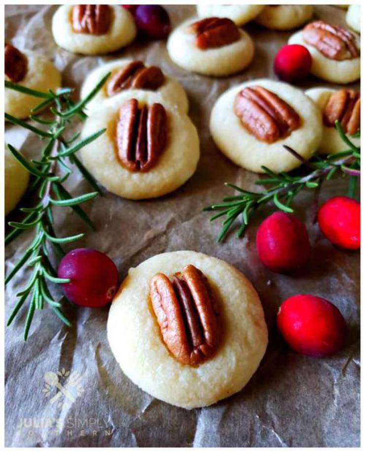 Shortbread Cookies With Pecans