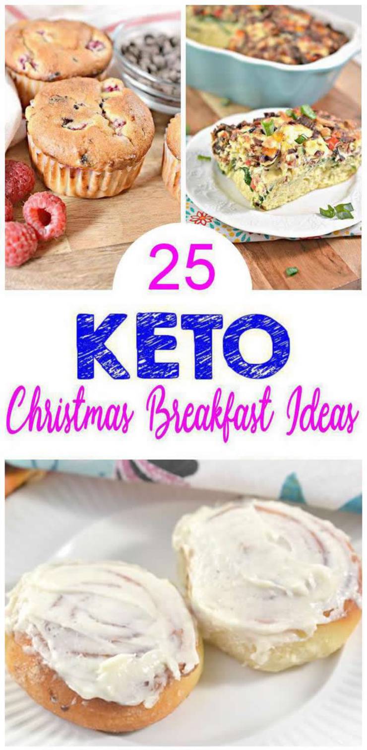 25 Keto Christmas Recipes – Easy Low Carb Breakfast Ideas – BEST Keto Breakfast Meals For Parties -Brunch & Family– Quick Ketogenic Diet Recipes
