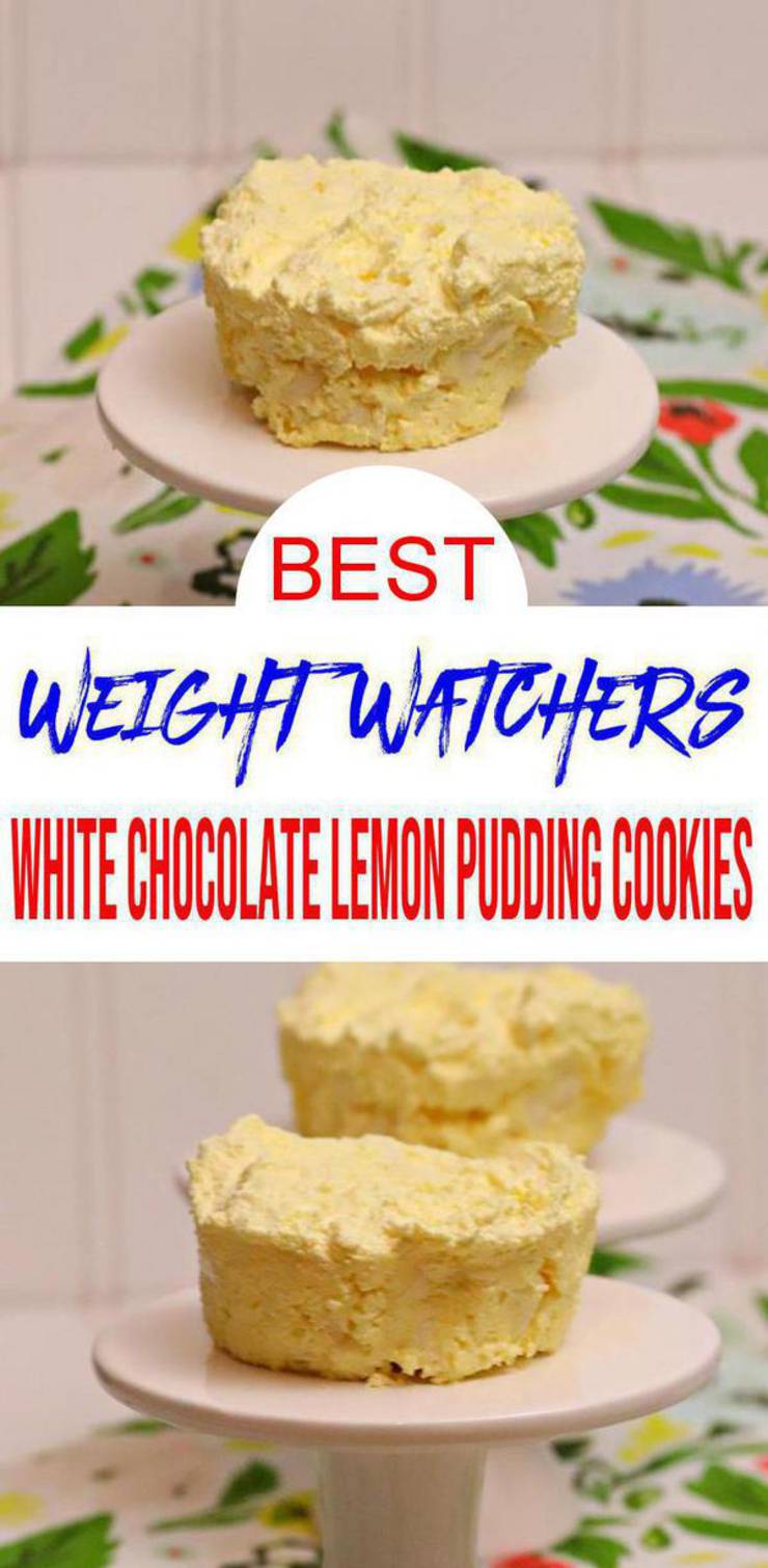 3 INGREDIENT Weight Watchers Lemon Pudding Cookies