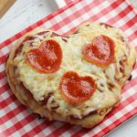 Kids Party Food! BEST Heart Pizza Recipe – 4 Ingredient - Easy – Cheap Ideas