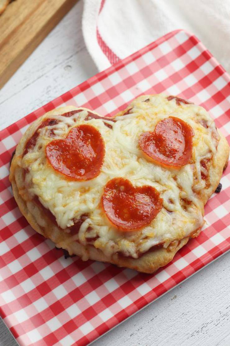 Kids Party Food! BEST Heart Pizza Recipe 4 Ingredient