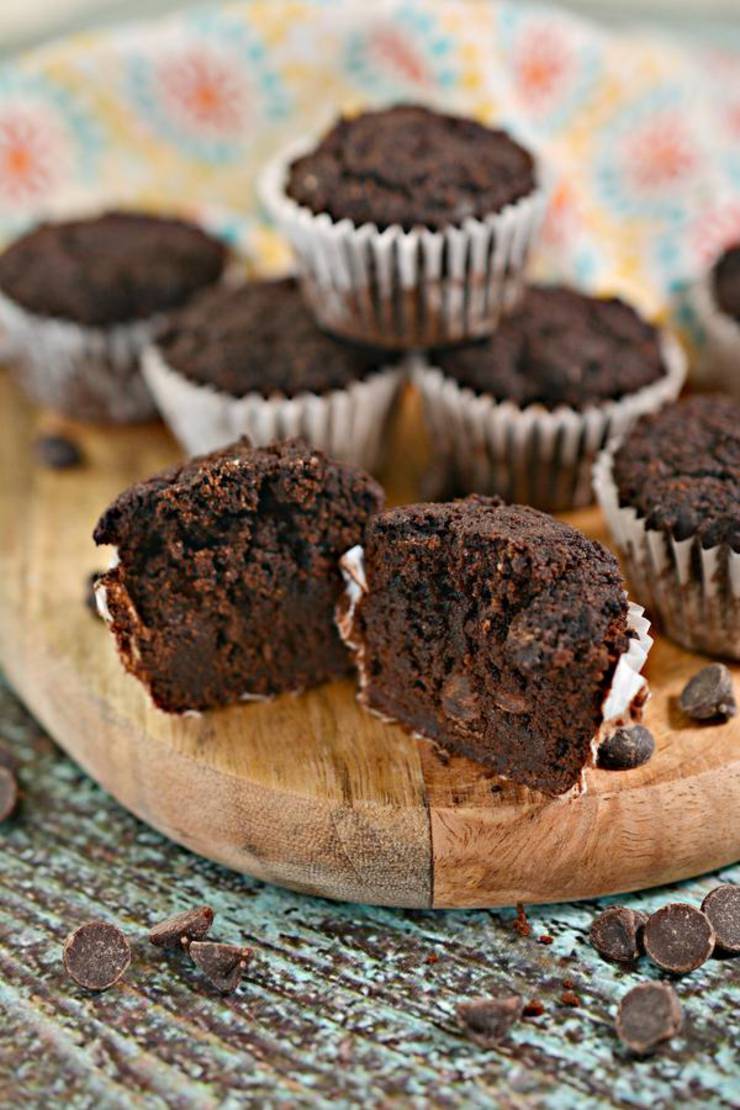 3 Ingredient Keto Mini Muffins – BEST Double Chocolate Mini Muffins