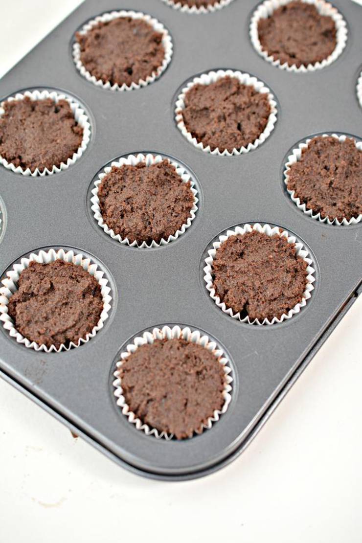 Keto 3 Ingredient Double Chocolate Mini Muffins