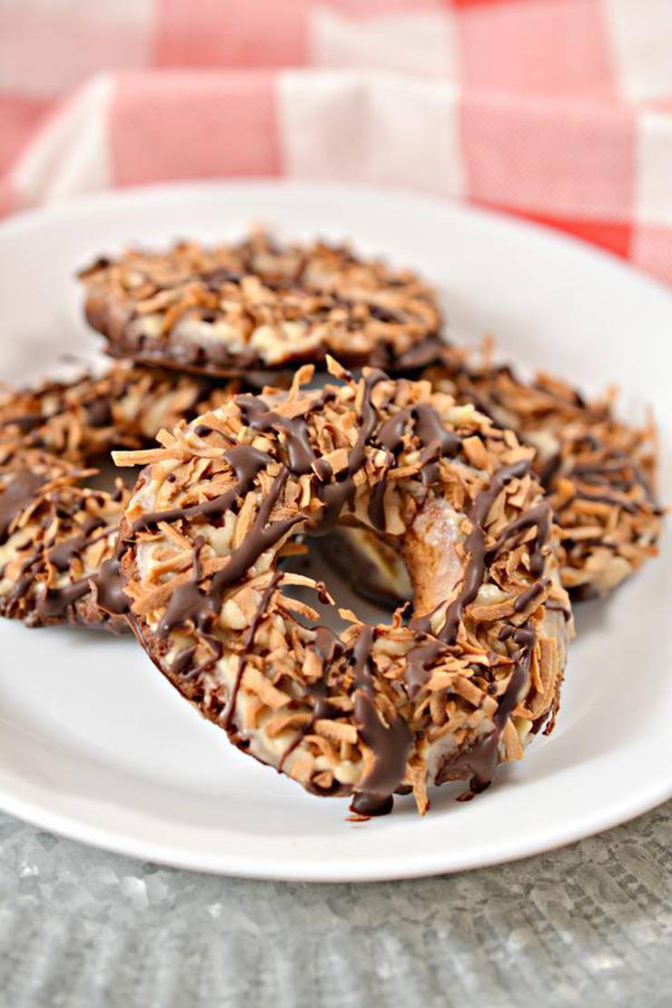 Keto Cookies – BEST Low Carb Keto Caramel Delites Cookies Recipe Copycat Girl Scout Cookies – Easy – Desserts – Snacks – Sweets – Keto Friendly & Beginner