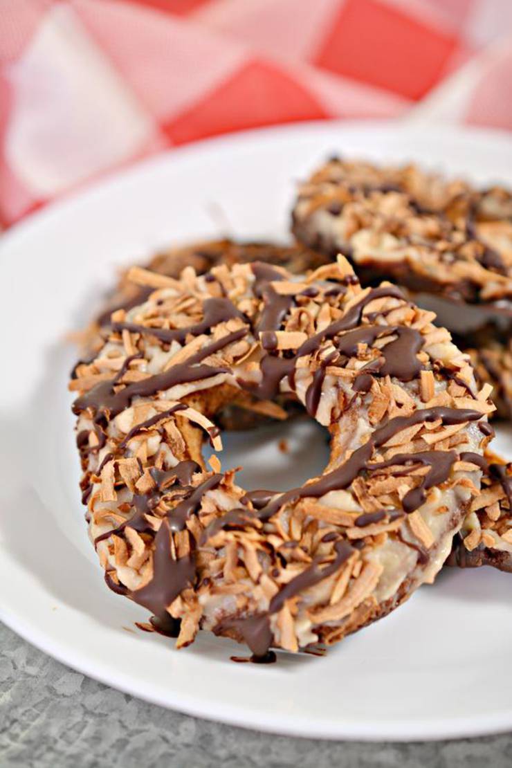 Keto Cookies – BEST Low Carb Keto Caramel Delites Cookies Recipe Copycat Girl Scout Cookies – Easy – Desserts – Snacks – Sweets – Keto Friendly & Beginner