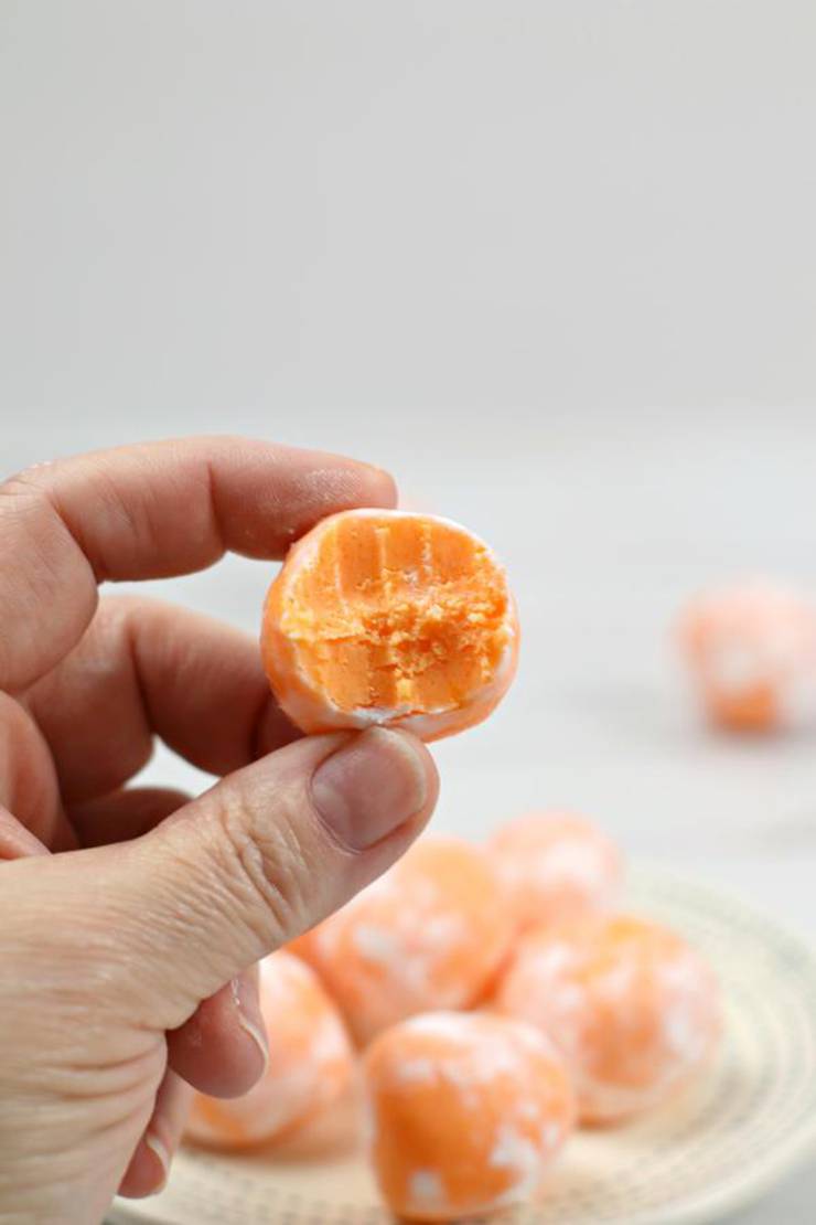 5 Ingredient Keto Orange Creamsicle Fat Bombs – BEST Orange Creamsicle Fat Bombs – NO Bake – Easy NO Sugar Low Carb Recipe