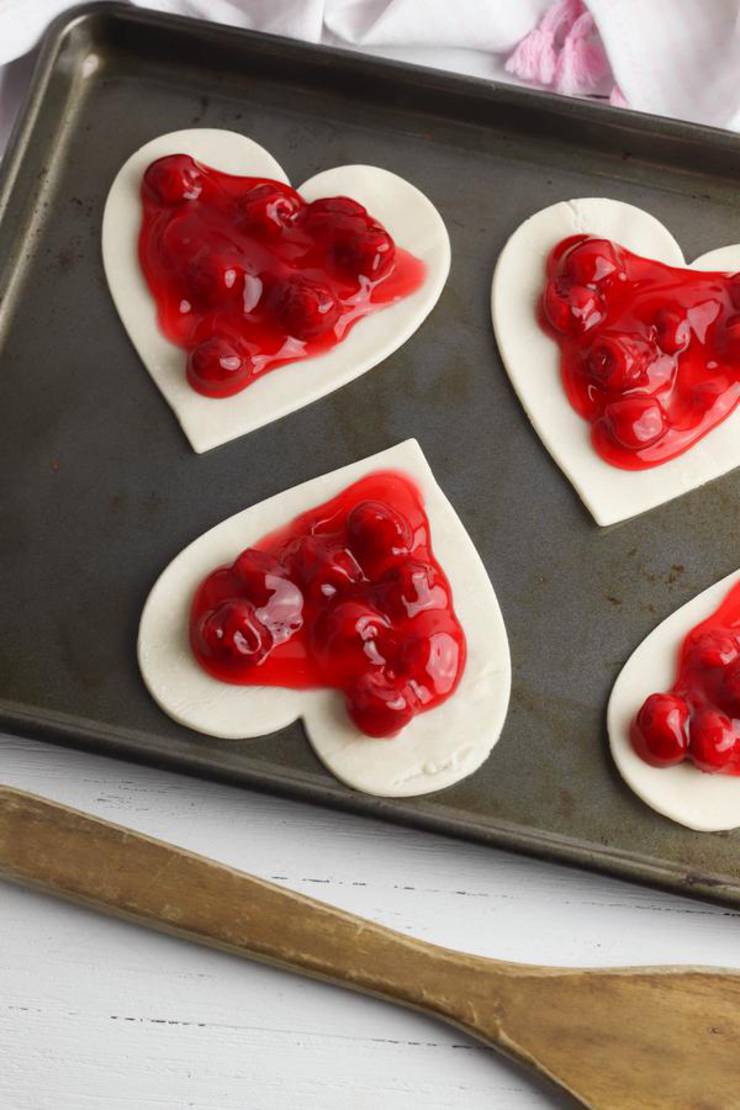 Party Food Heart Hand Pies