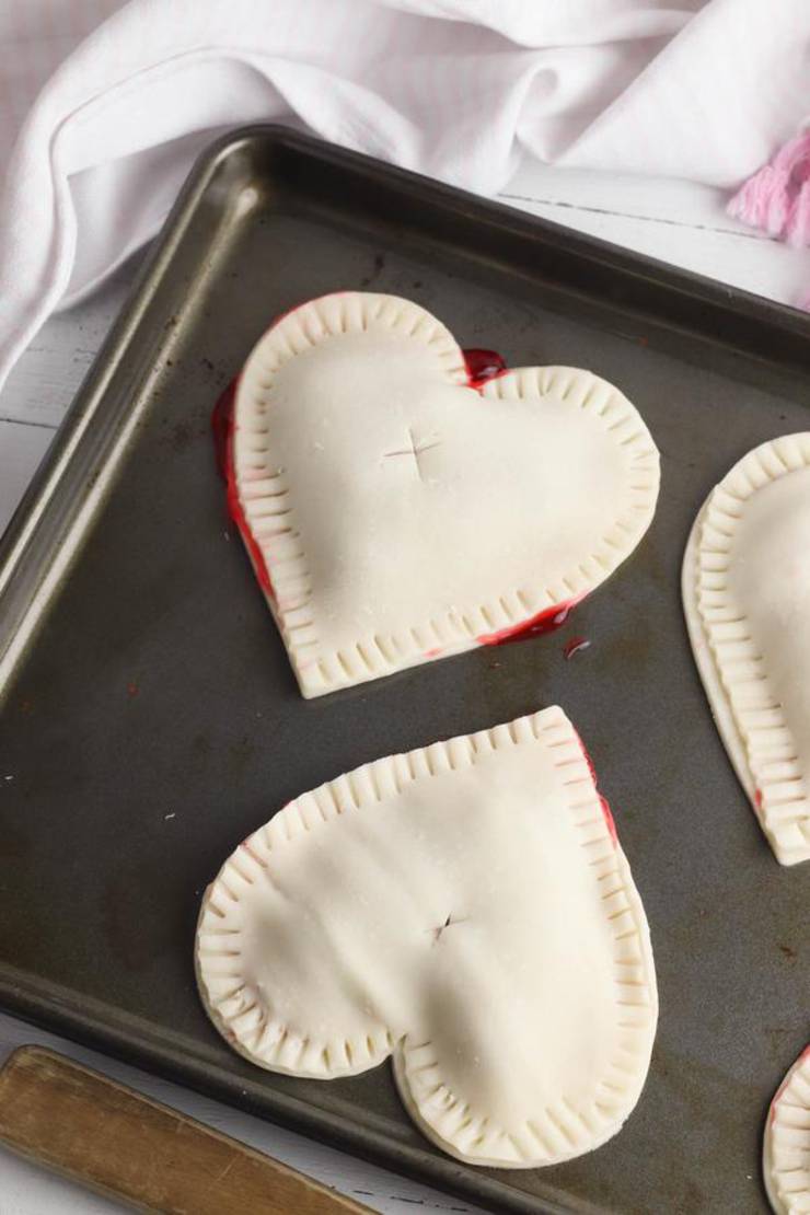Party Food Heart Hand Pies