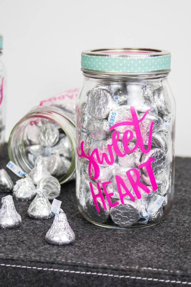 Download Cricut Crafts Best Valentine Cricut Craft Project You Will Love Easy Candy Mason Jar Diy Cricut