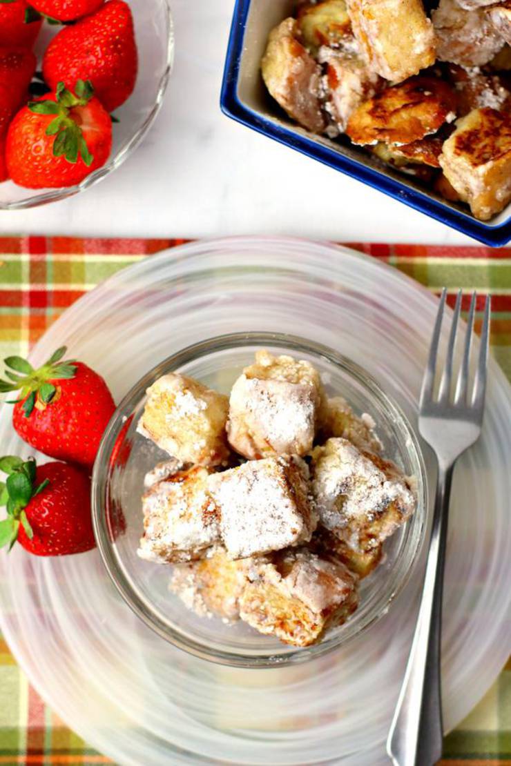 BEST French Toast Bites - Quick Breakfast Ideas For Kids – Easy & Simple On The Go Morning Breakfast Ideas