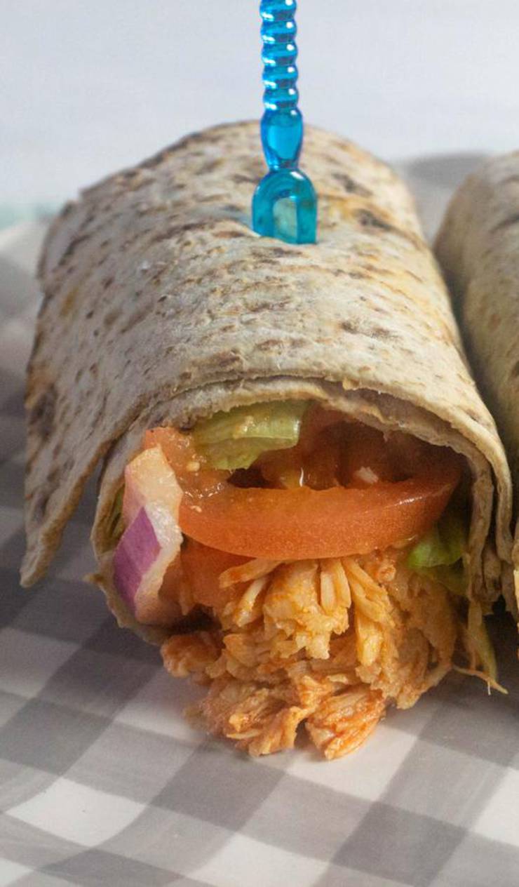 BEST Instant Pot Recipe! Easy Instant Pot Buffalo Chicken Wrap Idea – Tasty – Homemade – Simple Comfort Food – Quick Dinner Family – Kids – Parties