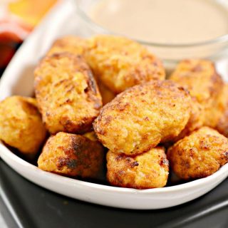 Keto Cauliflower Tots – BEST Low Carb Keto Air Fryer Cauliflower Tots Recipe – Easy – Gluten Free – Snacks – Appetizers – Side Dish
