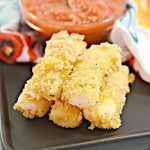BEST Keto Mozzarella Sticks! Low Carb Air Fryer Cheese Sticks Idea – Quick & Easy Ketogenic Diet Recipe – Beginner Keto Friendly – Snacks – Appetizers – Party Food - Side Dish