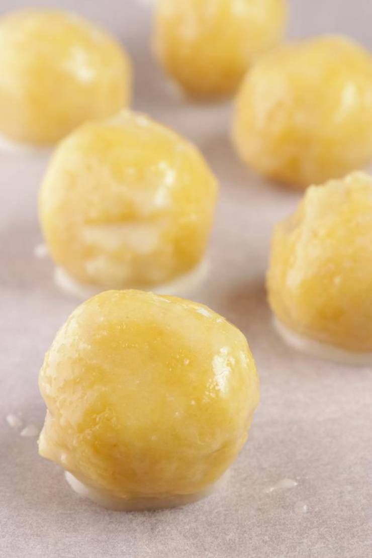 Keto Donut Hole Fat Bombs – BEST Glaze Donut Holes Fat Bombs – NO Bake – Easy NO Sugar Low Carb Recipe - Beginner Keto Friendly – Snacks – Desserts