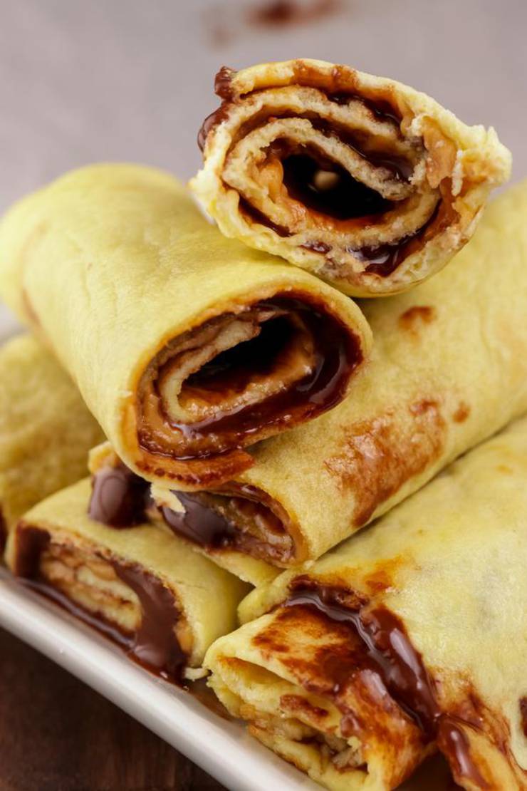 BEST Keto Low Carb Peanut Butter Chocolate Roll Ups Recipe – Quick and Easy Ketogenic Diet Peanut Butter Chocolate Idea - Beginner Keto Friendly – Snacks – Breakfast - Desserts