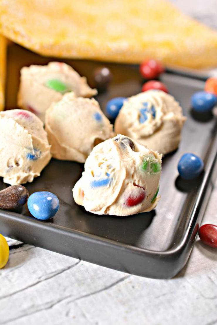 BEST Keto Fat Bombs! Low Carb Keto Peanut Butter Monster Cookie M & M Candy Fat Bombs Idea – No Bake – Sugar Free – Quick & Easy Ketogenic Diet Recipe – Keto Friendly & Beginner – Desserts – Snacks
