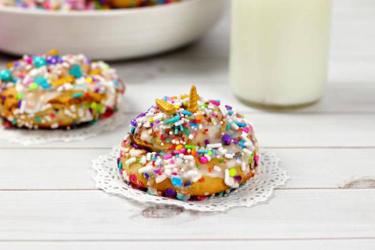 Kids Party Food! BEST Unicorn Cinnamon Rolls – EASY Unicorn Party Food Ideas – Recipes