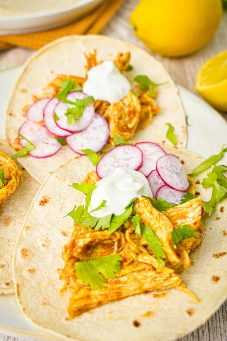 Weight Watcher Chicken Tacos – EASY Weight Watcher 5 Ingredient Chicken Recipe – BEST Dinner – Snack – Appetizer or Party Food Idea