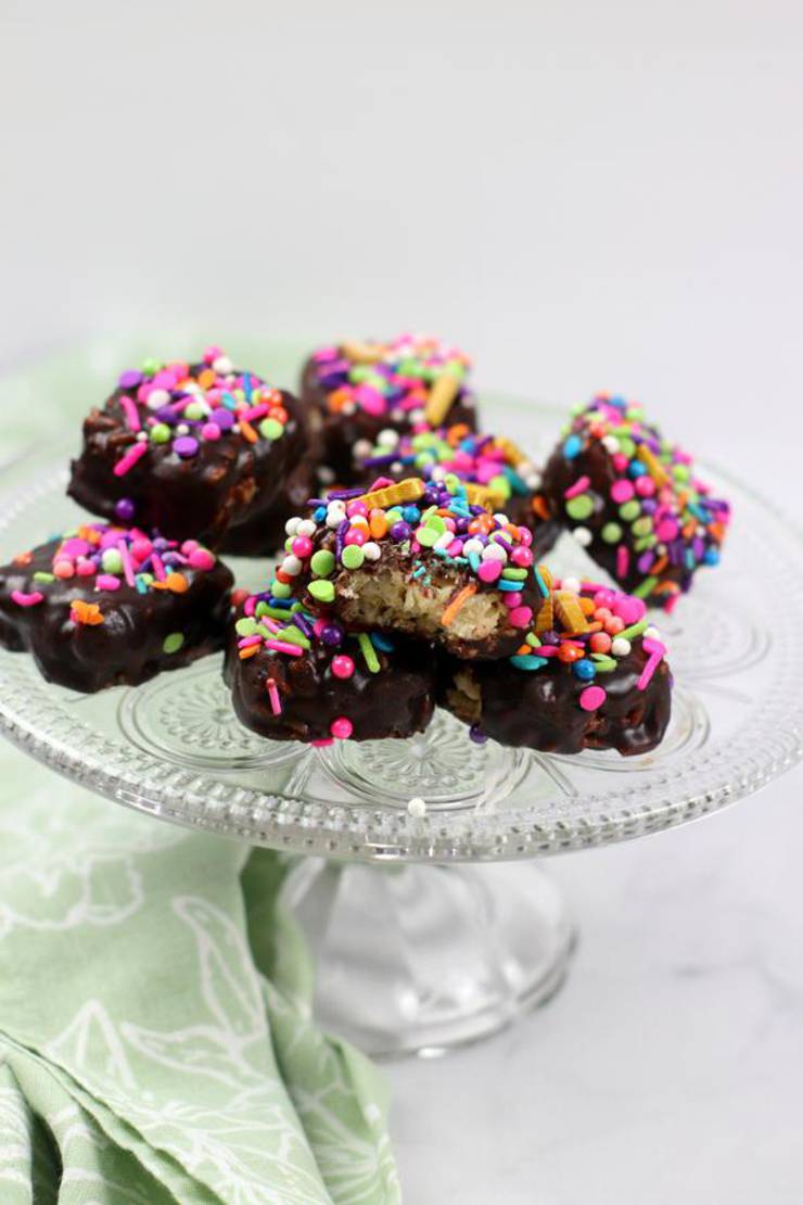 Weight Watchers Chocolate Rice Krispies Treats – BEST Chocolate Rice Krispie Bites WW Recipe – Desserts – Treats – Snacks with Smart Points