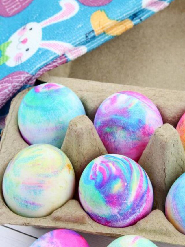 Best Dyed Easter Eggs How To Tie Dye Easter Eggs With Cool Whip