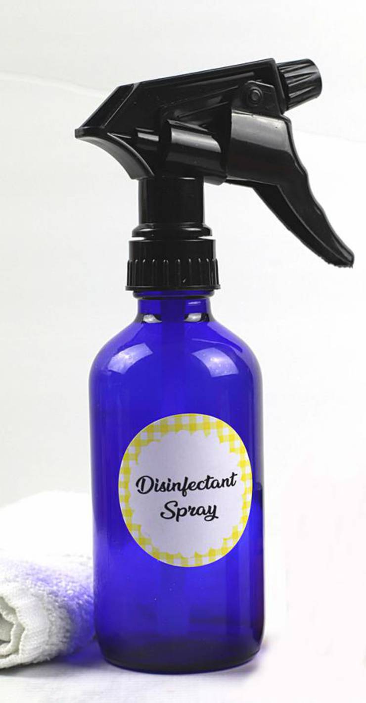 spray disinfectant diy homemade essential disinfecting recipe oil water vinegar witch glass hazel