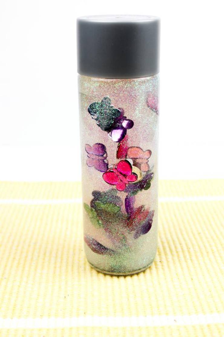 DIY Sensory Bottle Butterfly - Best Calm Down Jar Idea