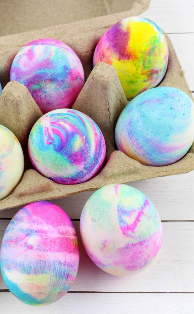 BEST Dyed Easter Eggs! How To Tie Dye Easter Eggs With Cool Whip – EASY DIY Easter Egg Decorating Ideas Kids Will Love
