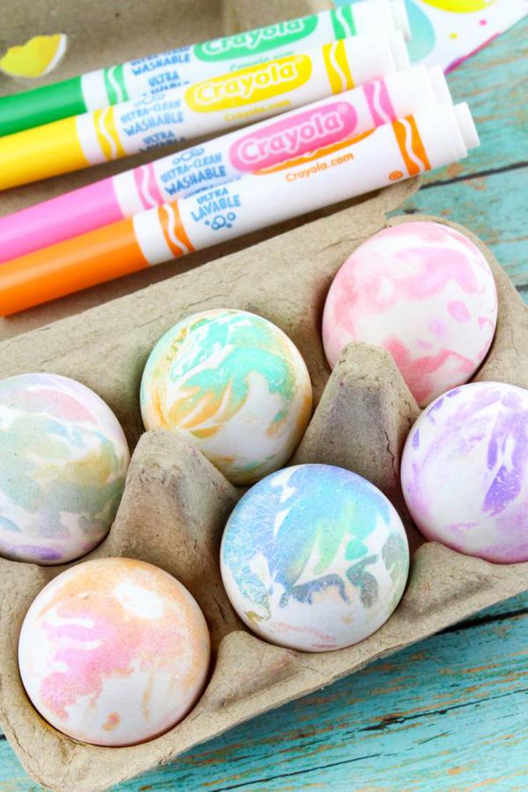 BEST Dyed Easter Eggs! How To Tie Dye Easter Eggs – EASY DIY Easter Egg