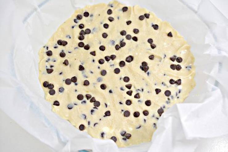 Keto Chocolate Chip Shortbread Cookie Bites