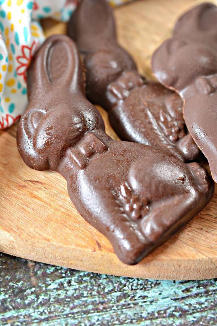 BEST Keto Candy! Low Carb Keto Chocolate Easter Bunnies Idea – No Bake