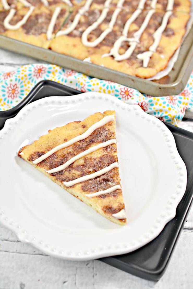 Keto Cinnamon Sugar Pizza – BEST Low Carb Recipe – Breakfast – Treat – Desserts – Snack For Ketogenic Diet – Gluten Free – Sugar Free