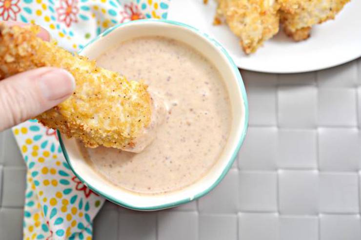 Keto Chicken Tenders – EASY Low Carb Air Fried Copycat Chick Fil A Chicken Strips Recipe – With Copycat Dipping Sauce – BEST Dinner – Lunch – Appetizer Idea
