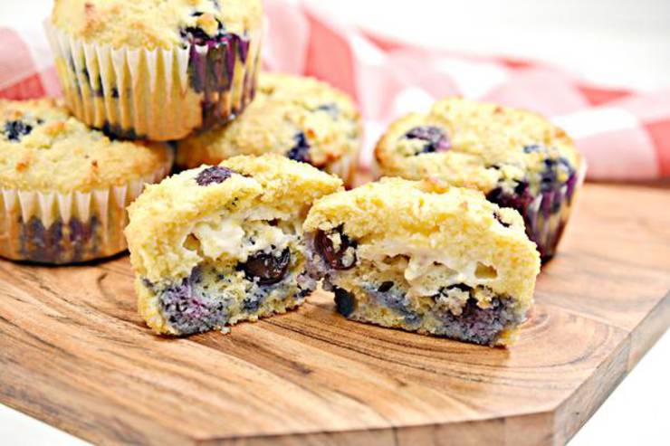 BEST Keto Muffins! Low Carb Cream Cheese Blueberry Muffins Idea – Homemade – Quick & Easy Ketogenic Diet Recipe – Completely Keto Friendly