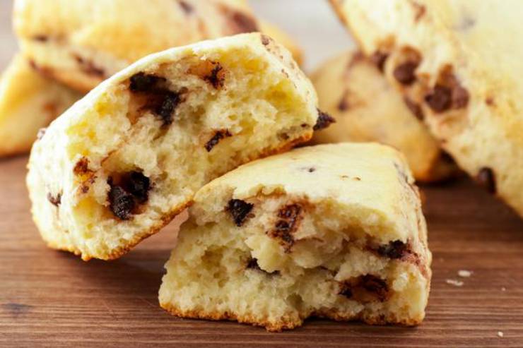 BEST Keto Scones! Low Carb Fathead Dough Chocolate Chip Scones Idea – Quick & Easy Ketogenic Diet Recipe – Beginner Keto Friendly – Snacks – Desserts – Breakfast