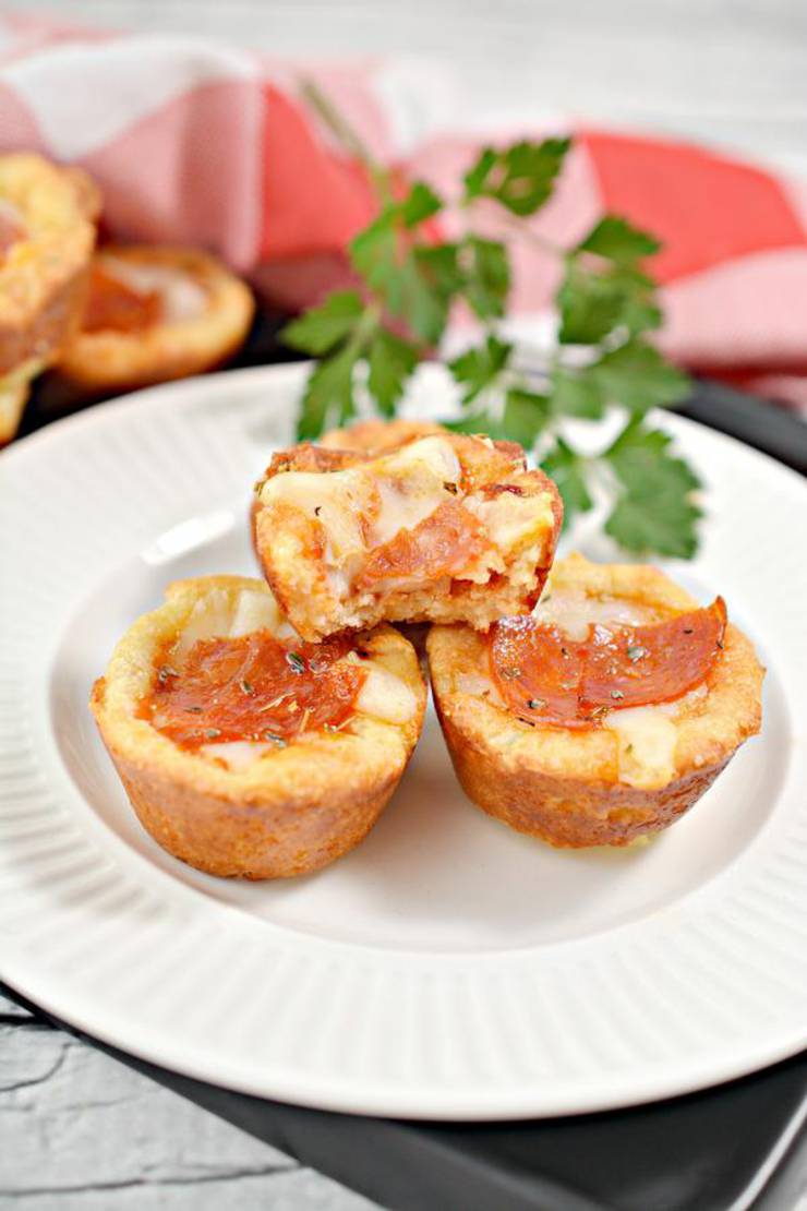 Keto Pizza Bites! Low Carb Pizza Mini Bites – Ketogenic Diet Recipe – Muffin Tin Recipes - Appetizer – Side Dish – Lunch – Dinner – Completely Keto Friendly & Beginner
