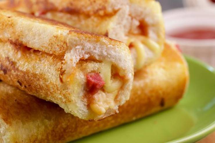 Party Food Pizza Roll Ups