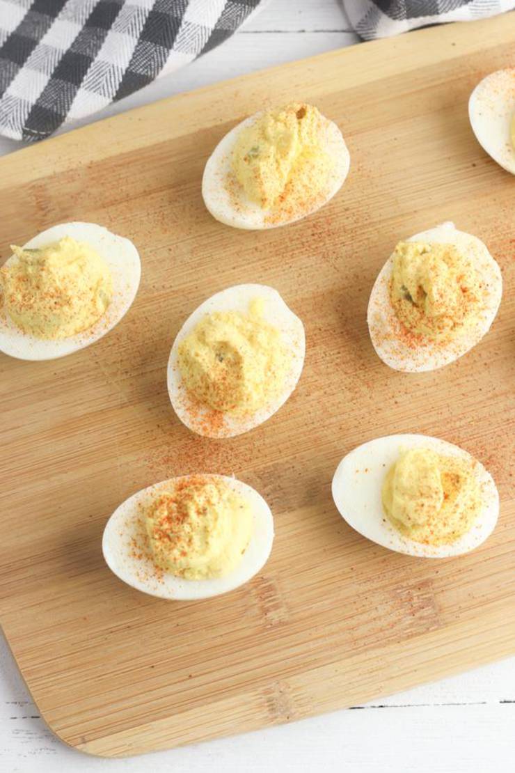 Weight Watchers Deviled Eggs– EASY Weight Watchers Greek Yogurt Deviled Eggs Recipe – BEST Appetizer – Snack or Parties Dip Idea