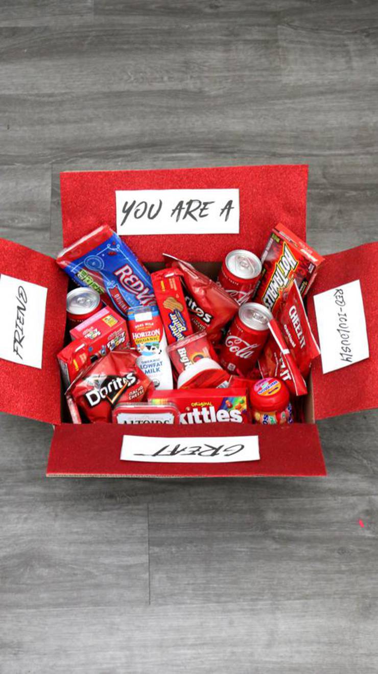 Care Package Easy Diy Care Package Ideas Homemade Gift Box