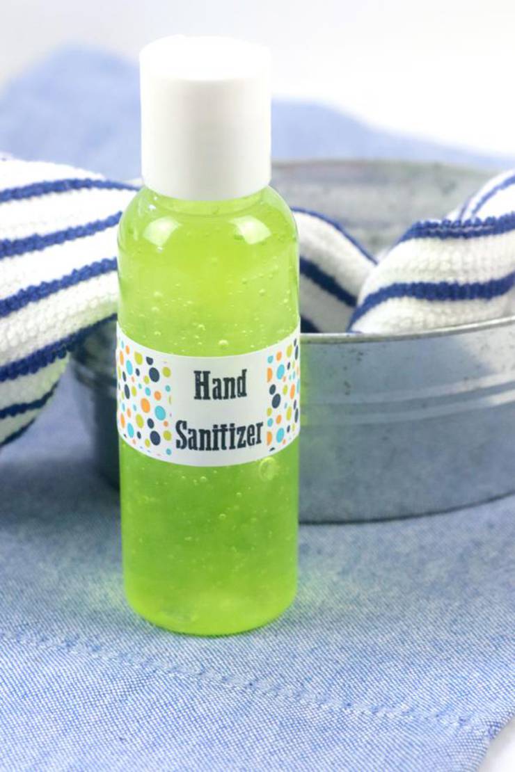 DIY Hand Sanitizer – BEST Homemade Gel DIY Hand Sanitizer Recipe – Great for Kids and Adults – Easy Simple Rubbing Alcohol Essential Oil Hand Sanitizer