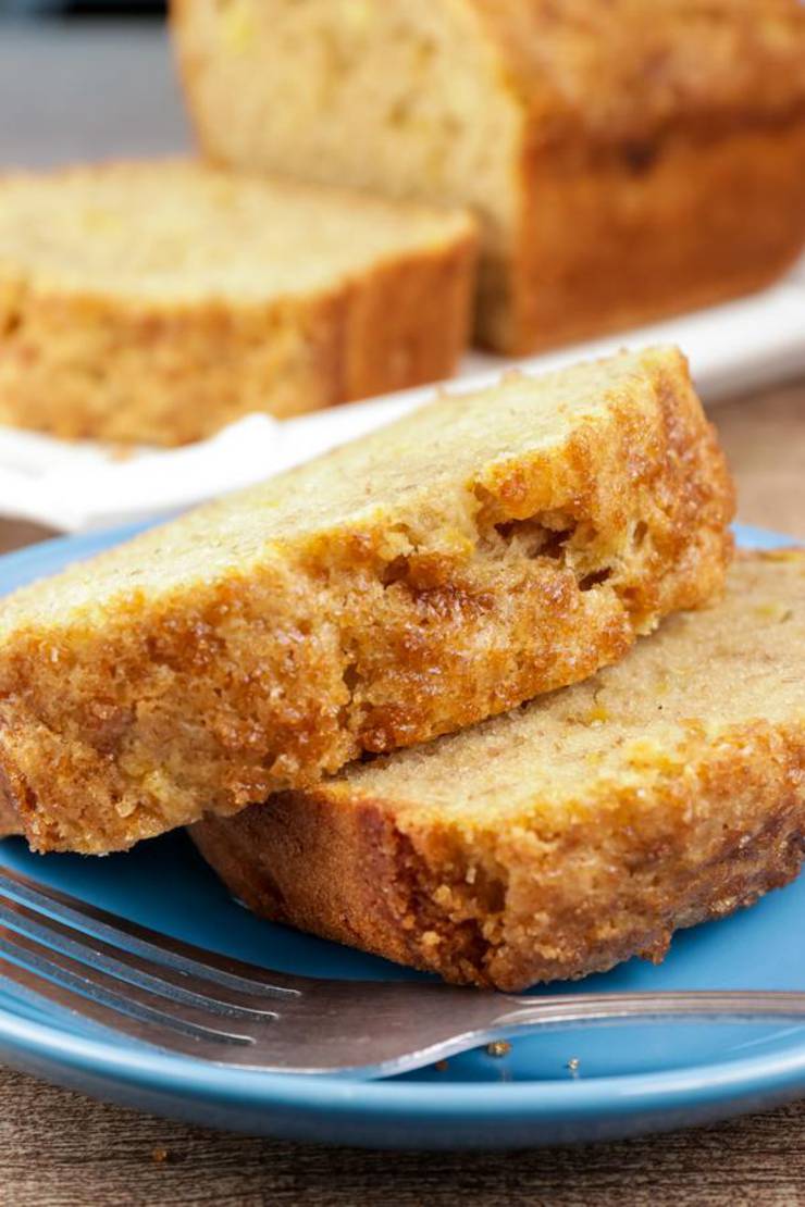 EASY Banana Bread - Quick and Simple Banana Bread Recipe - BEST Moist Loaf Bread - Breakfast - Desserts - Snacks