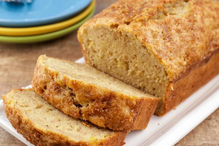 EASY Banana Bread - Quick and Simple Banana Bread Recipe - BEST Moist Loaf Bread - Breakfast - Desserts - Snacks