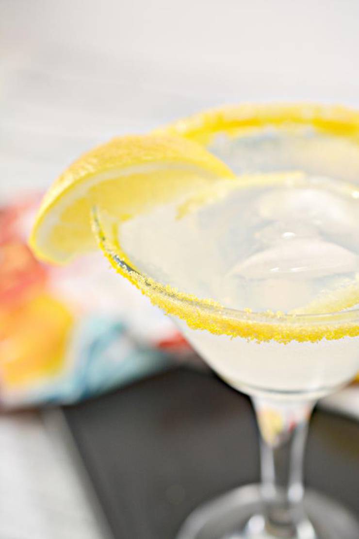 Keto Lemon Drop – BEST Low Carb Lemon Drop Spritzer Recipe – EASY Ketogenic Diet Alcohol Drink Mix You Will Love
