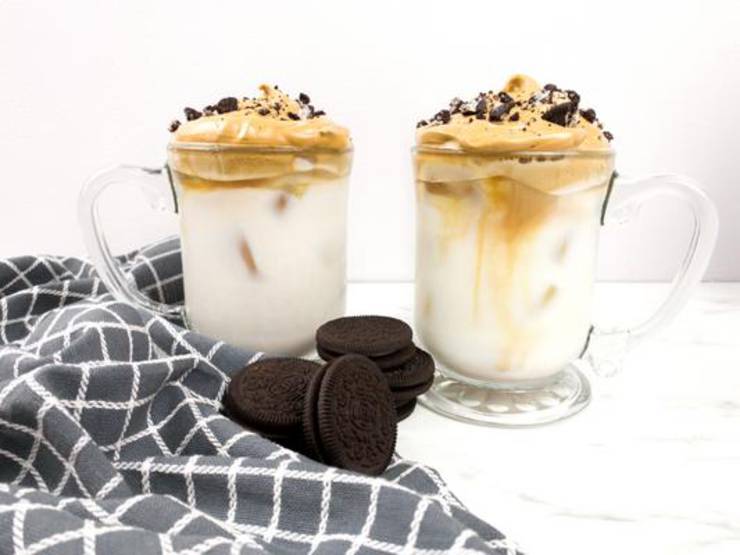 5 Ingredient Dalgona Coffee! Oreo Cookie Whipped Dalgona Coffee Idea – Quick Simple & Easy Recipe – How To Make Dalgona Coffee – Tik Tok Coffee