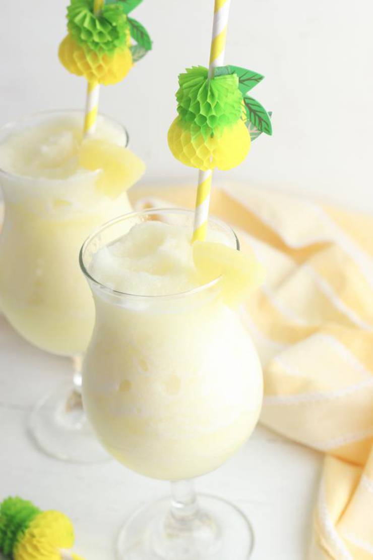 Alcoholic Drinks – BEST Pineapple Lemonade Rum Slushie Recipe – Easy and Simple Frozen Alcohol Drinks