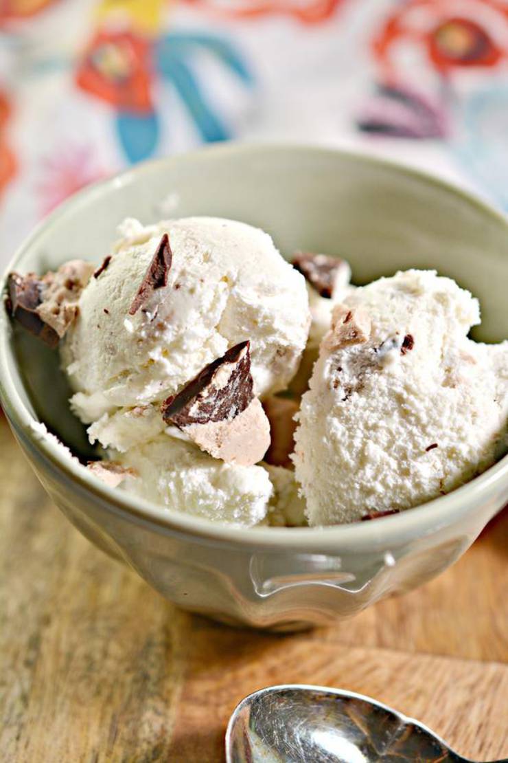 Keto Ice Cream! BEST Low Carb Keto 3 Musketeers Candy Ice Cream Idea