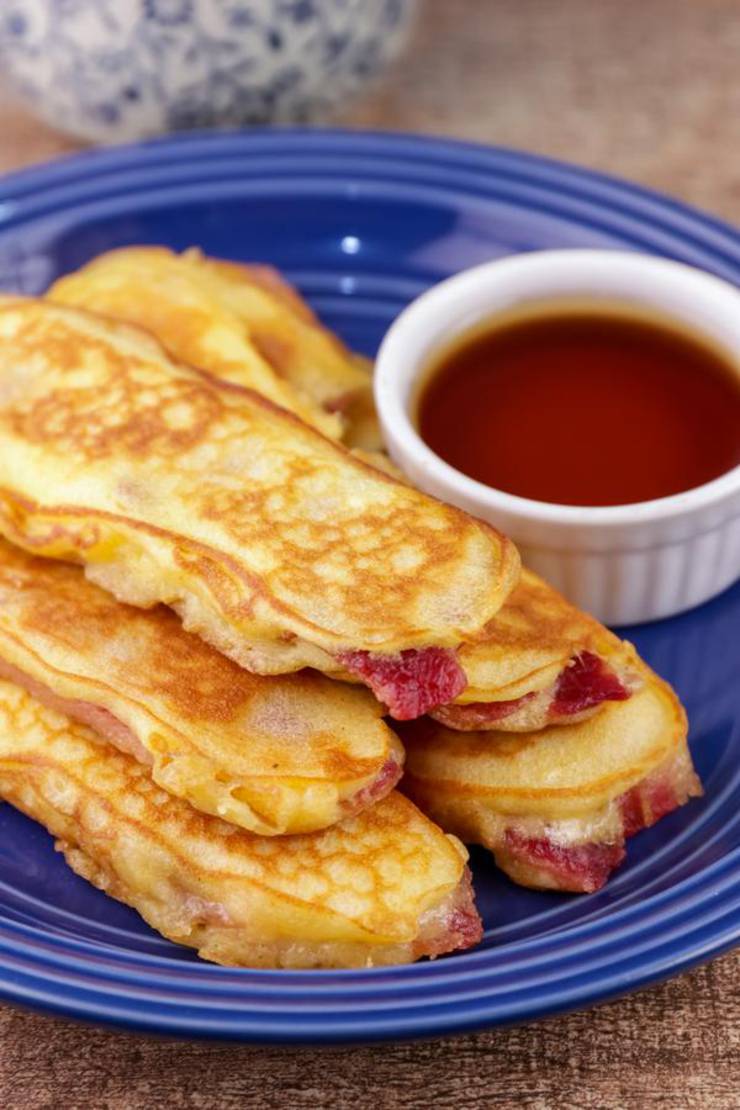 Keto Pancakes! BEST Low Carb Keto Bacon Pancake Sticks