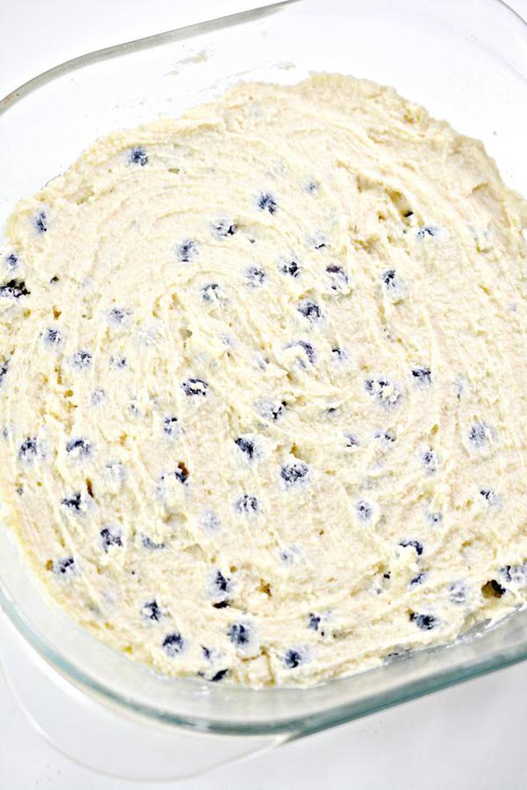 Keto Blueberry Breakfast Cake