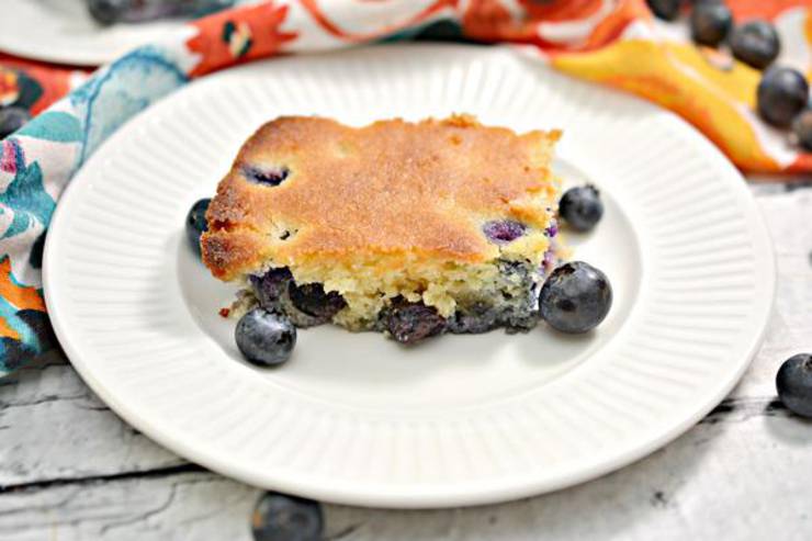 Keto Breakfast Cake – BEST Low Carb Keto Blueberry Breakfast Cake Recipe – Easy – Breakfast - Desserts – Snacks – Sweets – Keto Friendly & Beginner