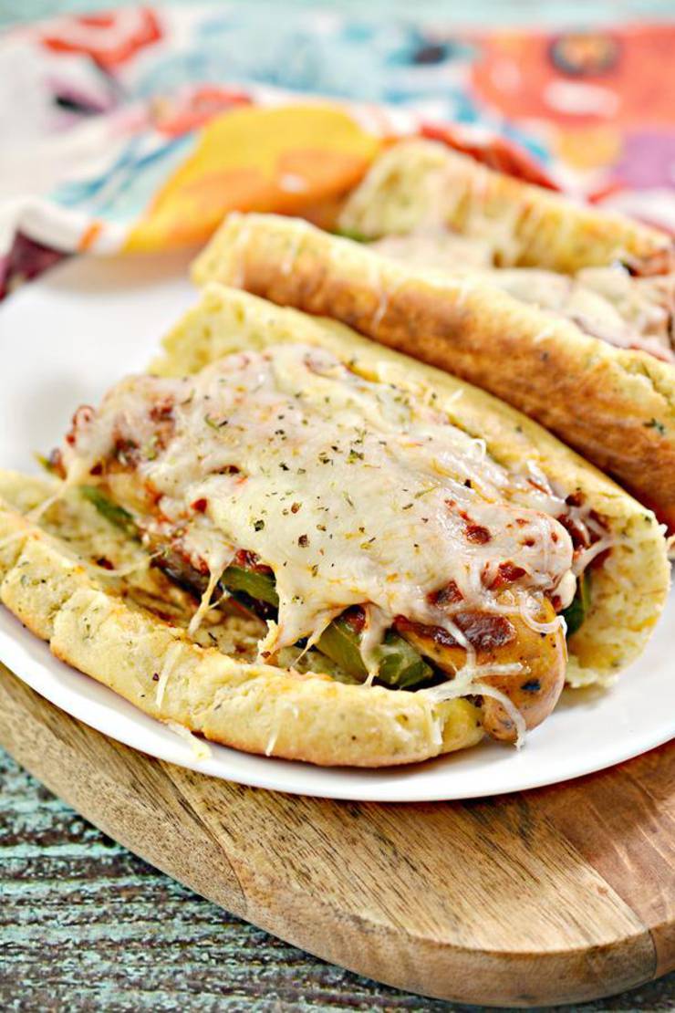 Keto Italian Sausage! Low Carb Italian Sausage Pizza Hoagie – Ketogenic Diet Recipe – Hot Dog Bun Recipes – Appetizer – Side Dish – Lunch – Dinner – Completely Keto Friendly & Beginner
